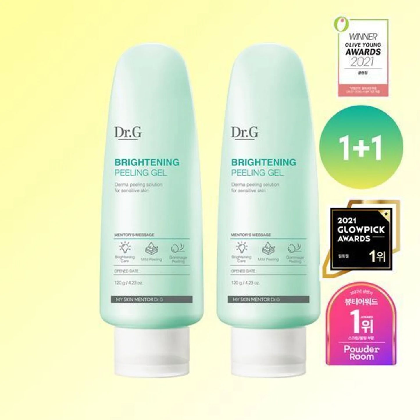 Dr.G, 保濕, 淨肌, 角質, 更新, 凝膠, Brightening Peeling Gel