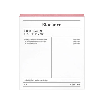 BIODANCE 全效 深層 面膜 Real Deep Mask Sheet Bio-Collagen/Refreshing Sea Kelp/Vita Niacinamide/Hydro Cera-Nol/Rejuvenating Caviar PDRN, 膠原蛋白 清爽海藻 維他美白淡斑提亮 保濕鎮靜 再生魚子PDRN