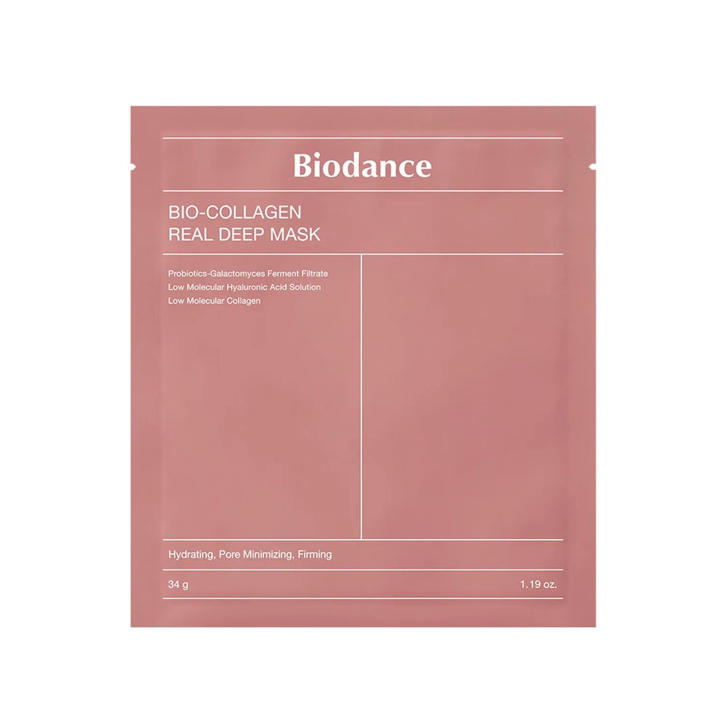 BIODANCE 全效 深層 面膜 Real Deep Mask Sheet Bio-Collagen/Refreshing Sea Kelp/Vita Niacinamide/Hydro Cera-Nol/Rejuvenating Caviar PDRN, 膠原蛋白 清爽海藻 維他美白淡斑提亮 保濕鎮靜 再生魚子PDRN