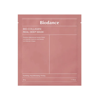 BIODANCE 全效 深層 面膜 Real Deep Mask Sheet Bio-Collagen/Refreshing Sea Kelp/Vita Niacinamide/Hydro Cera-Nol/Rejuvenating Caviar PDRN, 膠原蛋白 清爽海藻 維他美白淡斑提亮 保濕鎮靜 再生魚子PDRN