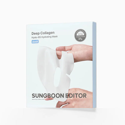 ❰SUNGBOON EDITOR❱ 深層 膠原蛋白 面膜 Deep Collagen Signature Mask Sheet 抗皺 提拉 Power Boosting 維他命C 亮白 面膜 Niacin-Vita C Brightening 積雪草 茶樹 舒緩 Cica Tea Tree Soothing 透明質酸 B5 保濕 Hyalu-B5 Hydrating Silk Peptide EGF - Intensive Gold Mask