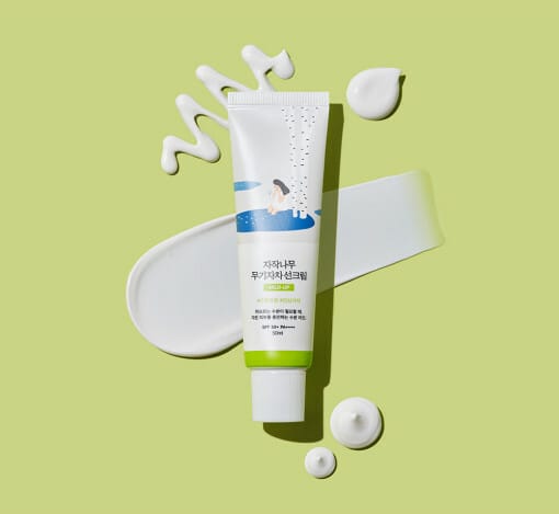 ❰ROUND LAB❱ 白樺樹 保濕 舒緩 防曬霜 BIRCH JUICE MILD-UP SUNSCREEN | 50ml