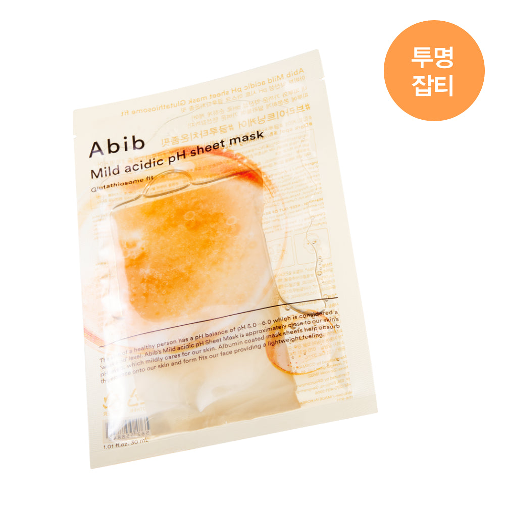 Abib，透明，弱酸性，面膜，Mild Acidic pH