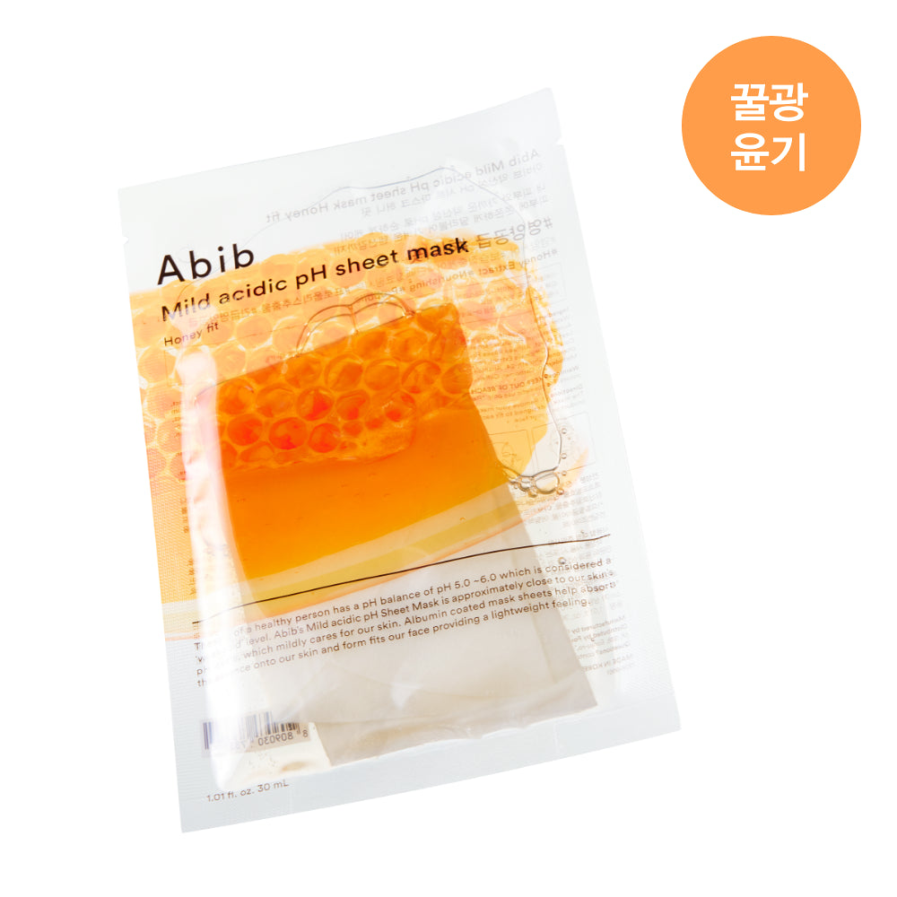 Abib，透明，弱酸性，面膜，Mild Acidic pH