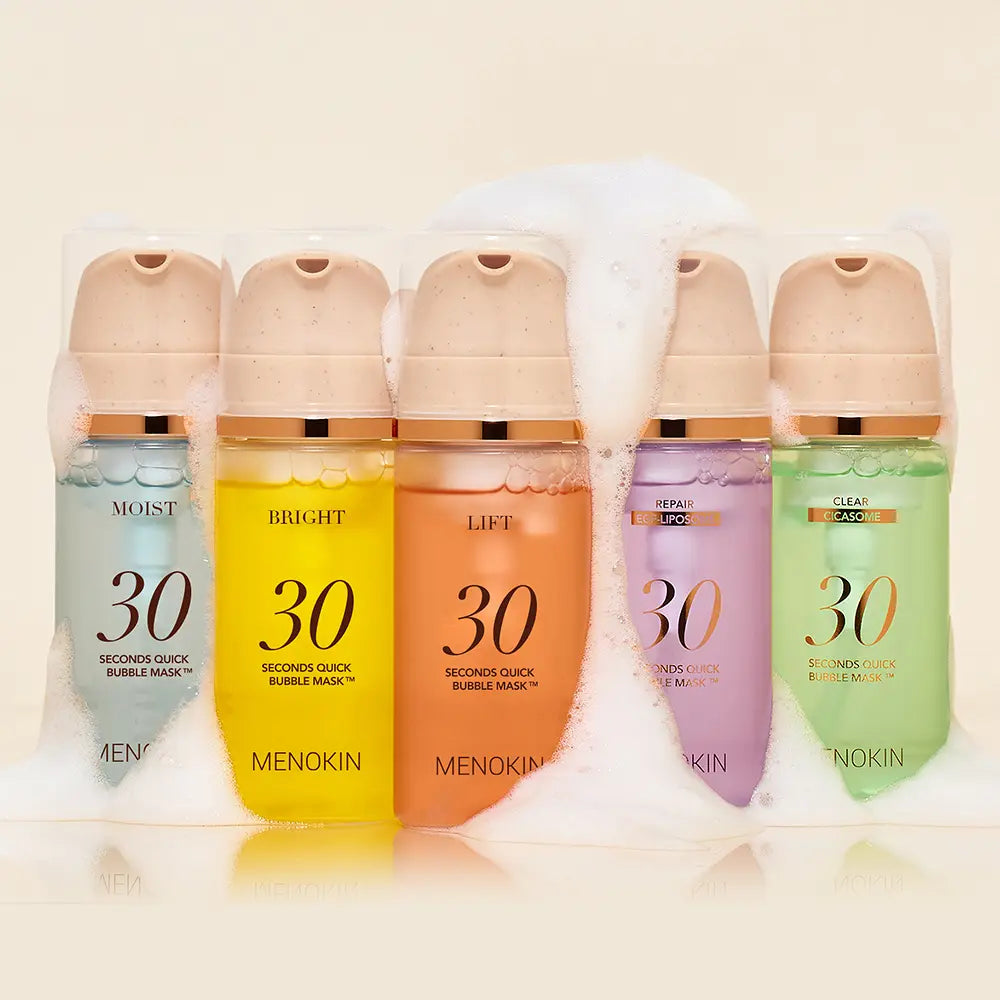 MENOKIN, 30秒, 免洗, 泡泡, 面膜, 30 Seconds Quick Bubble Mask