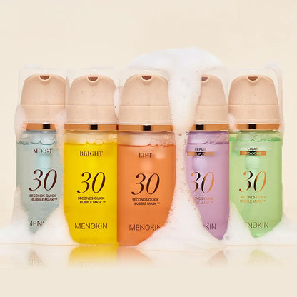 MENOKIN, 30秒, 免洗, 泡泡, 面膜, 30 Seconds Quick Bubble Mask