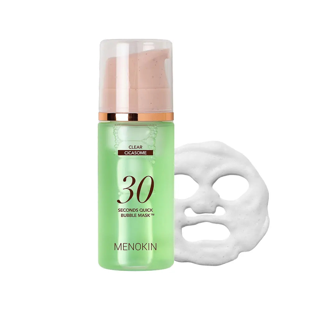 MENOKIN, 30秒, 免洗, 泡泡, 面膜, 30 Seconds Quick Bubble Mask