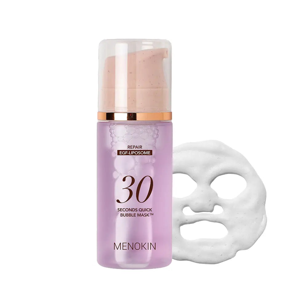 MENOKIN, 30秒, 免洗, 泡泡, 面膜, 30 Seconds Quick Bubble Mask
