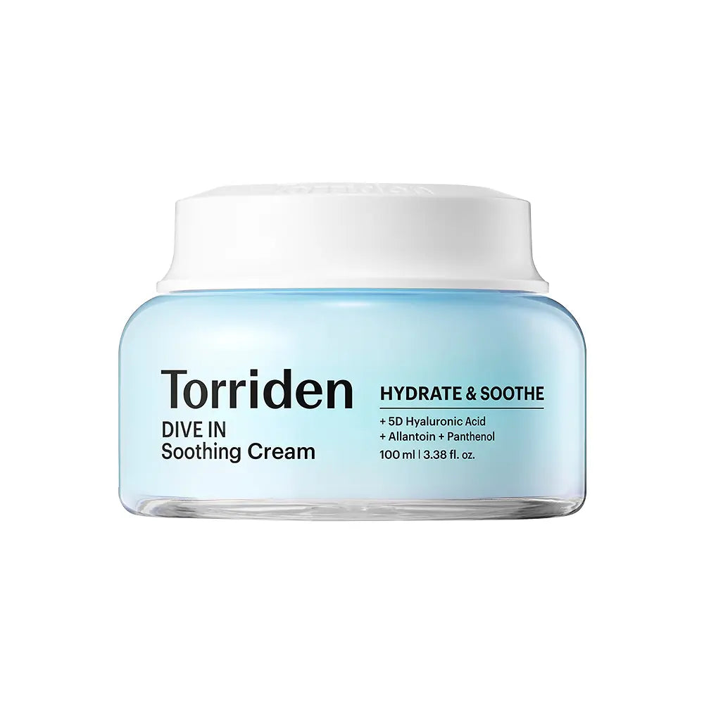 Torriden, 低分子, 透明, 質酸, 保濕, 舒緩, 啫喱, 面霜, Dive-In Low Molecular Hyaluronic Acid Soothing Cream 