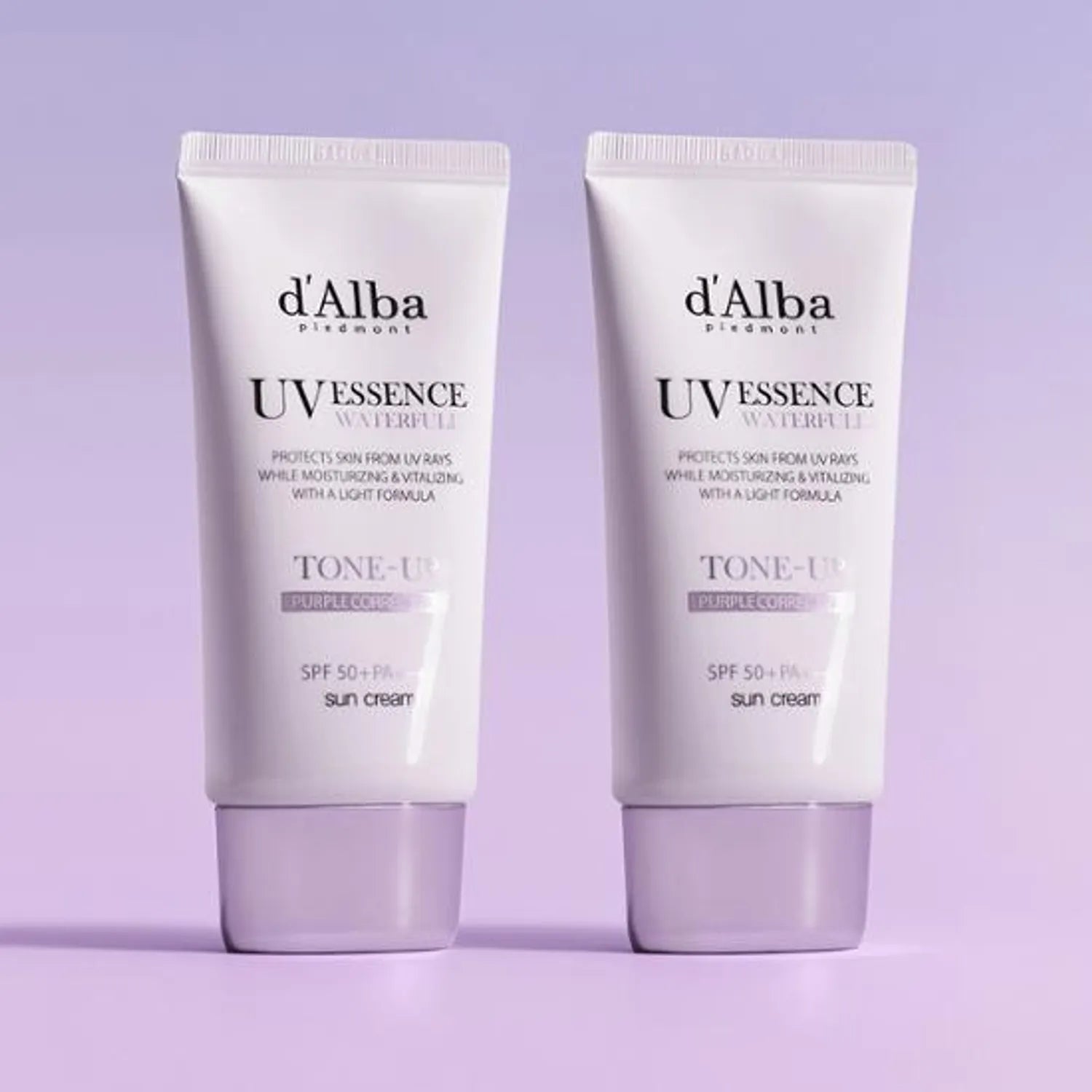 ❰d'Alba❱ 水潤 提亮 防曬霜 Waterfull Tone Up Sun Cream Purple | 50ml