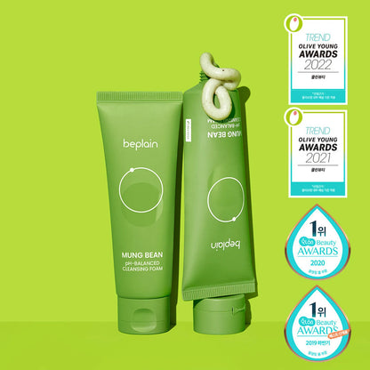 Beplain, 綠豆. 弱酸性. 洗面奶, Mung Bean pH-Balanced Cleansing Foam