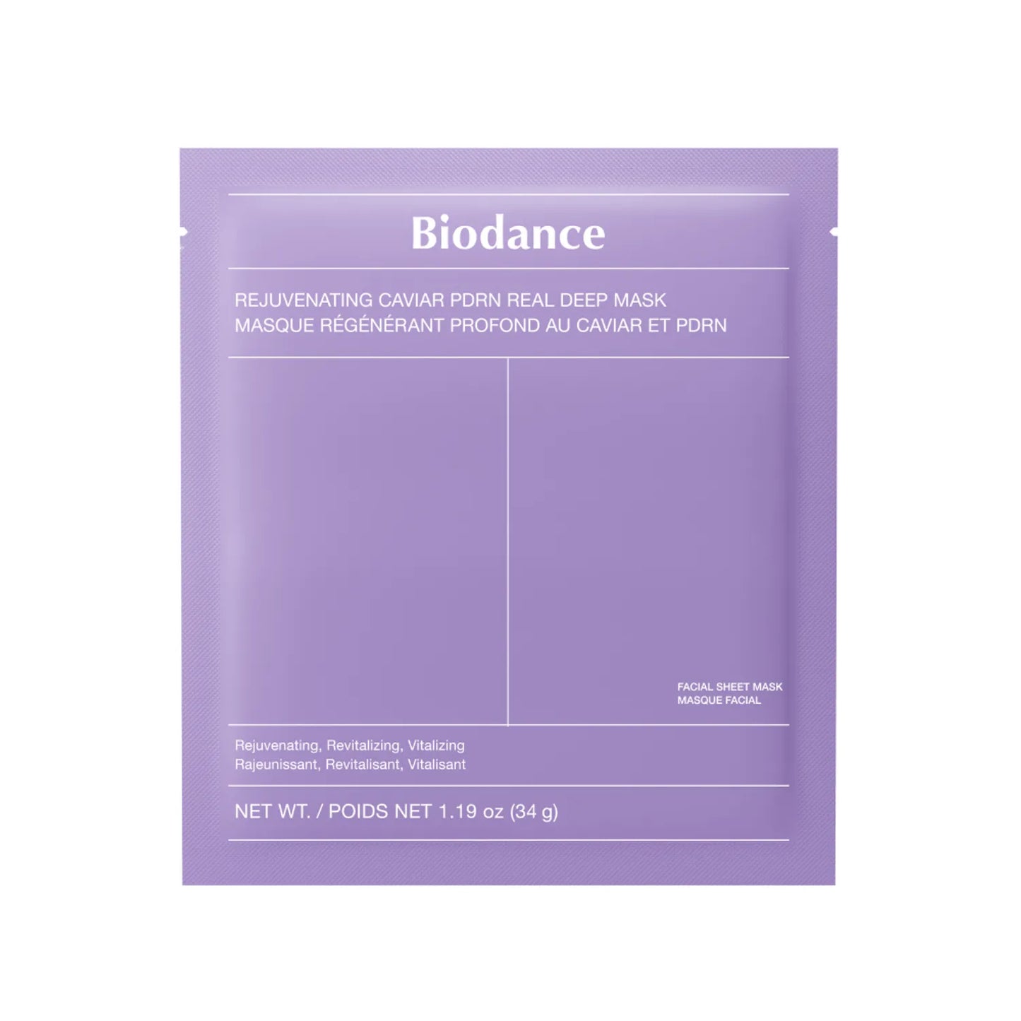 BIODANCE 全效 深層 面膜 Real Deep Mask Sheet Bio-Collagen/Refreshing Sea Kelp/Vita Niacinamide/Hydro Cera-Nol/Rejuvenating Caviar PDRN, 膠原蛋白 清爽海藻 維他美白淡斑提亮 保濕鎮靜 再生魚子PDRN