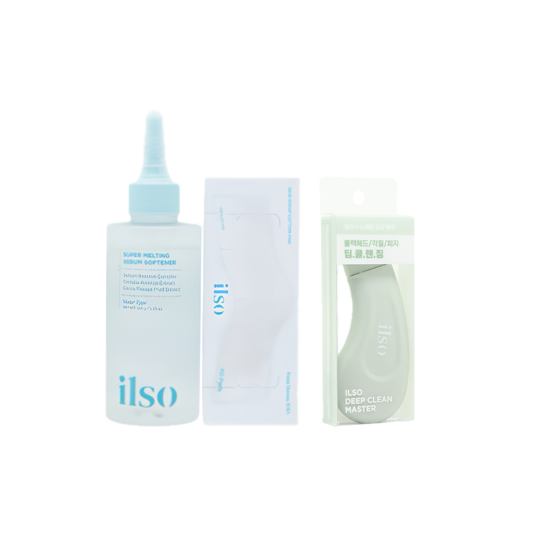 ❰ilso❱ 黑頭粉刺導出液 Super Melting Sebum Softener | 深層潔淨黑頭鏟 Deep Clean Master (Blackhead Remover)
