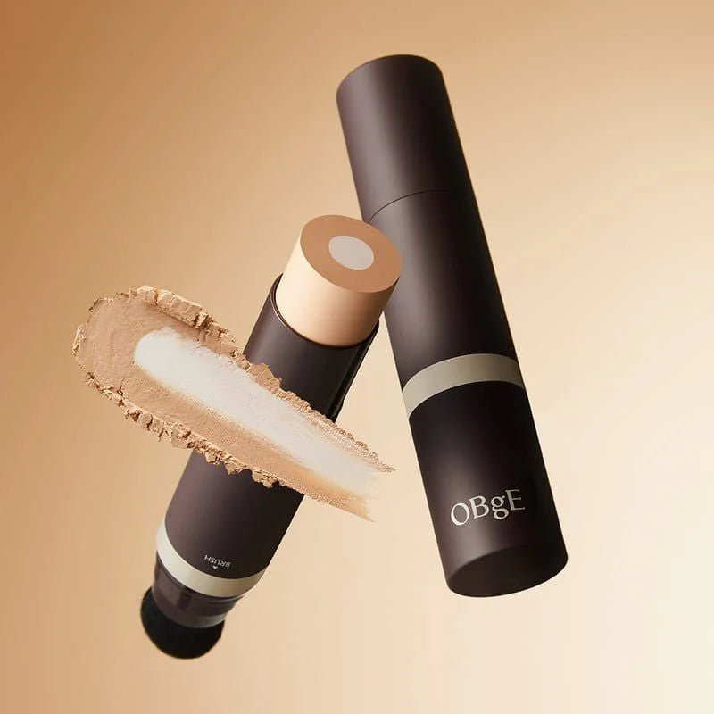OBgE, 自然, 遮瑕, 粉底棒 Natural Cover Foundation PRO, 男士