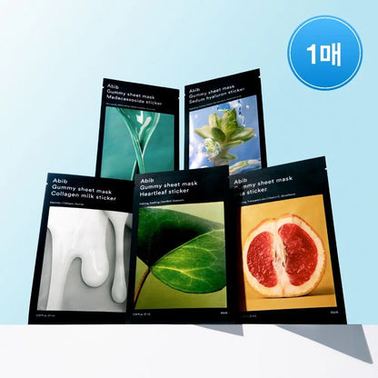 Abib，香口膠，面膜，Gummy，Sheet Mask