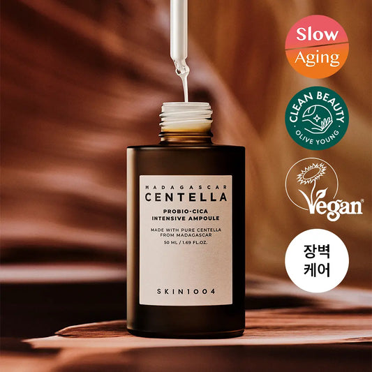 SKIN1004，馬達加斯加，發酵積雪草，舒緩，急救，神經醯胺，精華，Ampoule